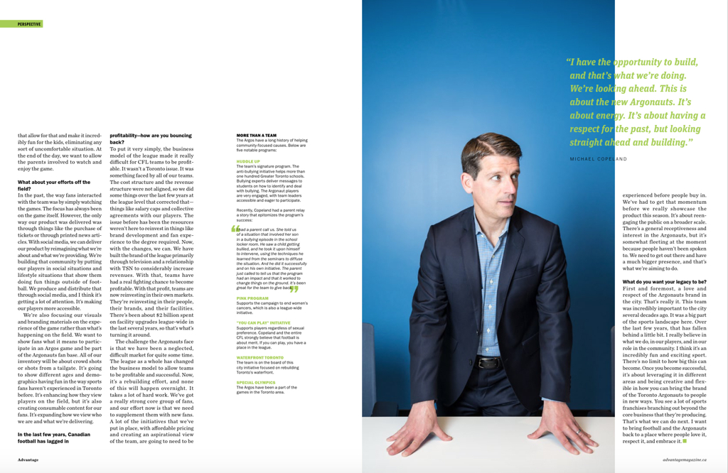 Leading the Argonauts’ Latest Voyage – Advantage Magazine
